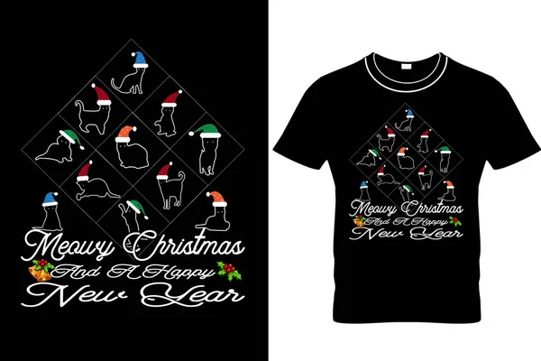  Miyavlı Noel ve Mutlu Noeller, Aile tişörtü, Noel gömleği, Noel gömleği, Noel gömleği, Mutlu Noeller, Noel gömlekleri, Noel gömlekleri.