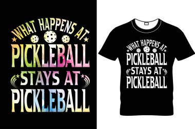  Pickleball 'da olanlar, Pickleball Retro Vintage PickleballT Shirt Tasarımı, Typography Pickleball Tasarımı, Pickleball Shirt, Pickleball Player Shirt, Funny Pickleball.