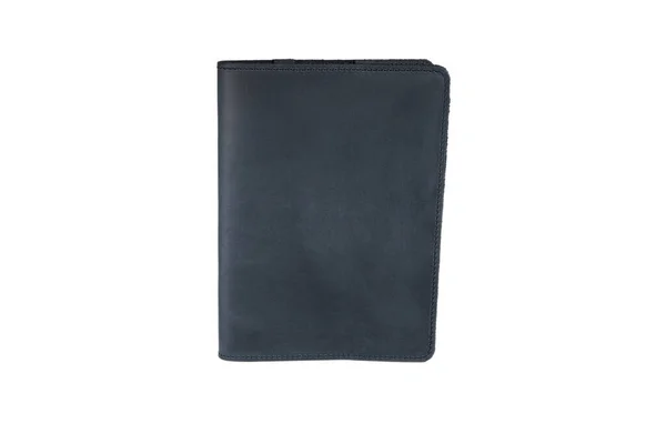 Black Closed Open Notebooks Mockup Isolated White High Quality Photo — Stock Photo, Image