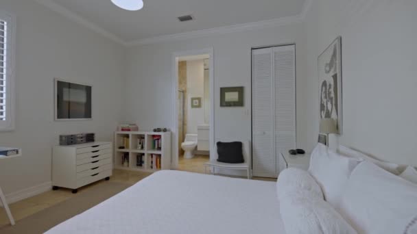 Gyönyörű Fotók Belsejében Egy Ház Apartman Található Florida Usa Luxus — Stock videók