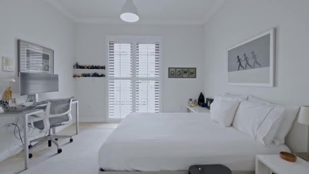 Krásné Fotografie Interiéru Domu Apartmánu Nachází Floridě Usa Luxusní Útulný — Stock video