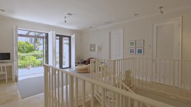 Piękne Zdjęcia Materiał Wnętrzu Domu Mieszkania Znajdującego Się Florydzie Usa — Wideo stockowe