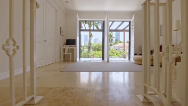 Beautiful Photos Footage Interior House Apartment Located Florida Usa Luxurious — Stock Video