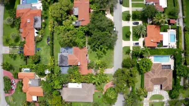 Images Drones Aériens Floride États Unis Zone Commerciale Maisons Luxe — Video