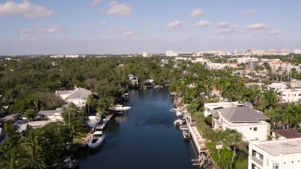 Vidéo Maison Fort Lauderdale Floride États Unis Zone Commerciale Maisons — Video