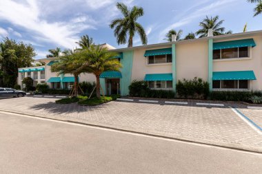 Miami plajı, fl - usa - 12 Şubat, 20.21: Okyanus sahilli lüks bir otel