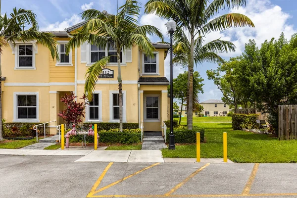 Beautiful Colorful Houses Historic District Miami Usa — Stock Photo, Image