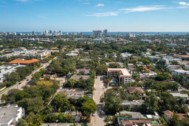 Miami sahilinin insansız hava aracı görüntüsü
