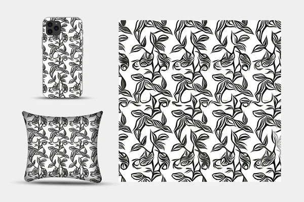 Printable Cover Pattern Phone Paper Textile Wallpaper Illustration Texture — Stock Photo, Image