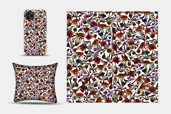 Patrón Cubierta Imprimible Teléfono Papel Textil Papel Pintado Textura Ilustración —  Fotos de Stock