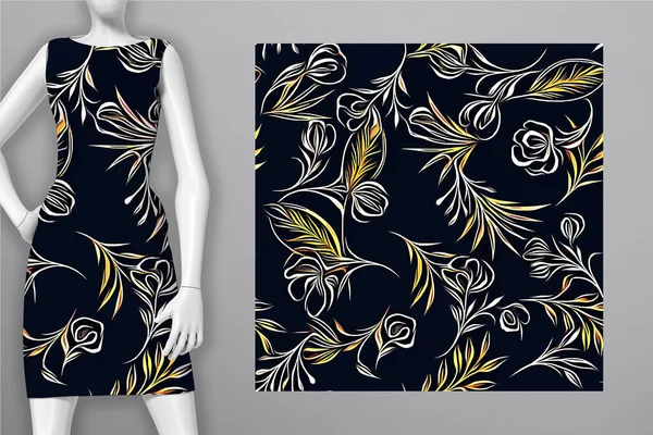 Druckbares Umschlagmuster Kleid Shirt Telefon Notizbuch Papier Textilien Und Tapeten — Stockfoto
