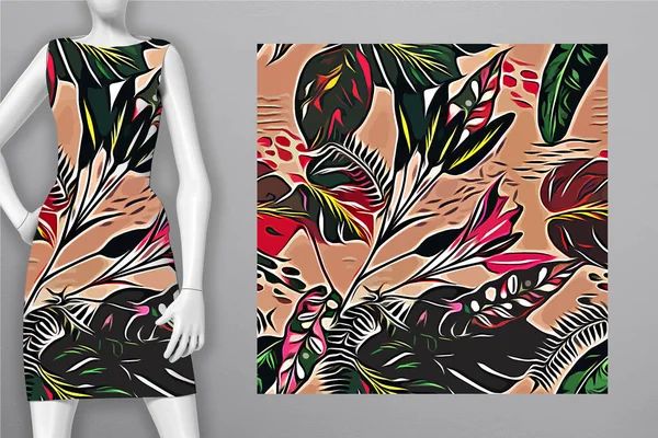Padrão Capa Imprimível Vestido Camiseta Telefone Caderno Papel Textura Têxtil — Fotografia de Stock