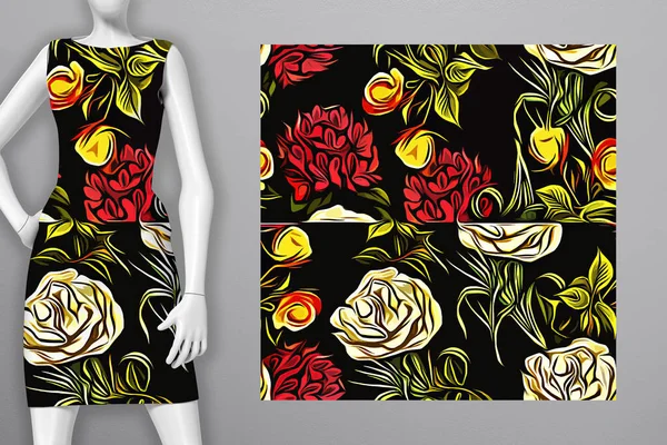 Patrón Cubierta Imprimible Vestido Camiseta Teléfono Cuaderno Papel Textil Textura — Foto de Stock