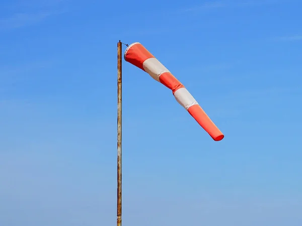 stock image Aviation sleeve or wind indicator or windsock