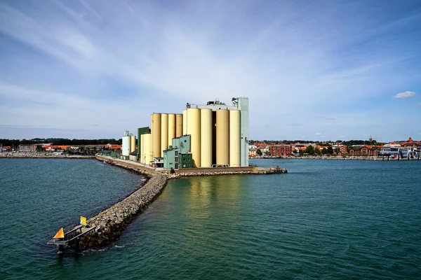 SWEDEN, YSTAD - CIRCA HAZİRAN 2022: Limana Giriş.