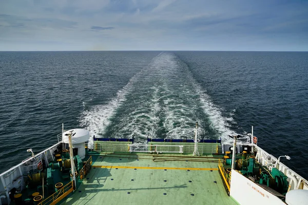 BALTIC SEA, BORNHOLM ADASI - CRCA HAZİRAN 2022: Ystad - Swinoujscie rotasındaki Polferibotlar.