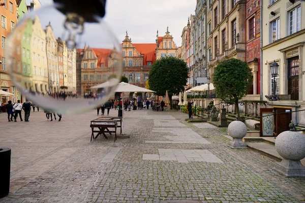 Gdansk, Polonya, Dlugi Targ Caddesi, tarihi Main Town