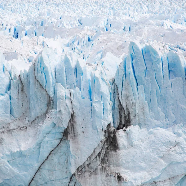 Ice texture background, Glacier ice landscape in Patagonia, Argentina.
