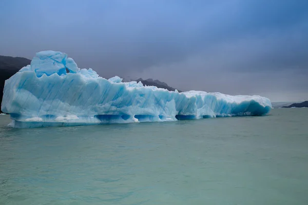 Iceberg landscape in icy Patagonian waters.