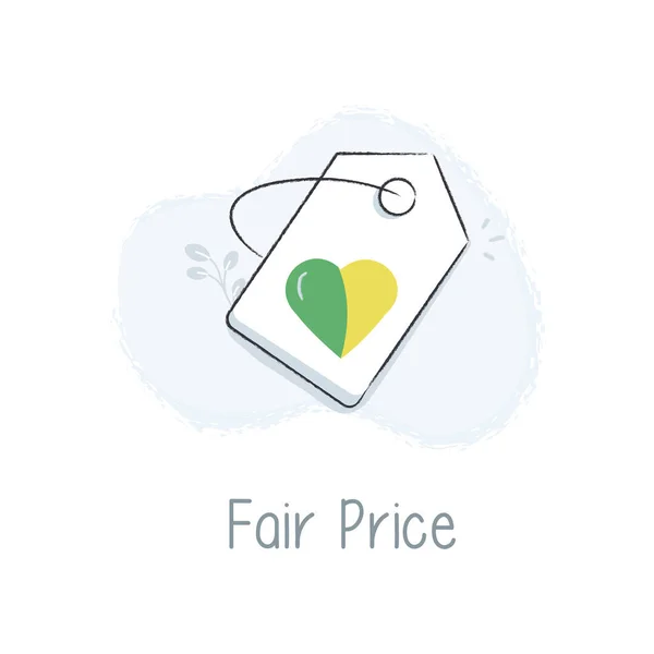 Destaque Preço Justo Com Este Ícone Perfeito Para Mostrar Preços —  Vetores de Stock