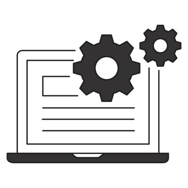 Simge Sorunu. Teknik destek ve tanı için ideal. Vektör Düzenlenebilir.