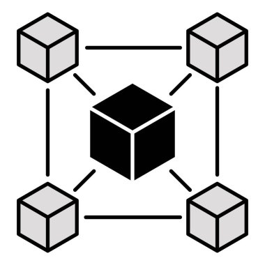 Evrensel bağlantı simgesi, birlikte çalışabilirlik simgesi, veri paylaşım simgesi, uyumlu aygıtlar simgesi. Düzenlenebilir Vuruş Simgesi.