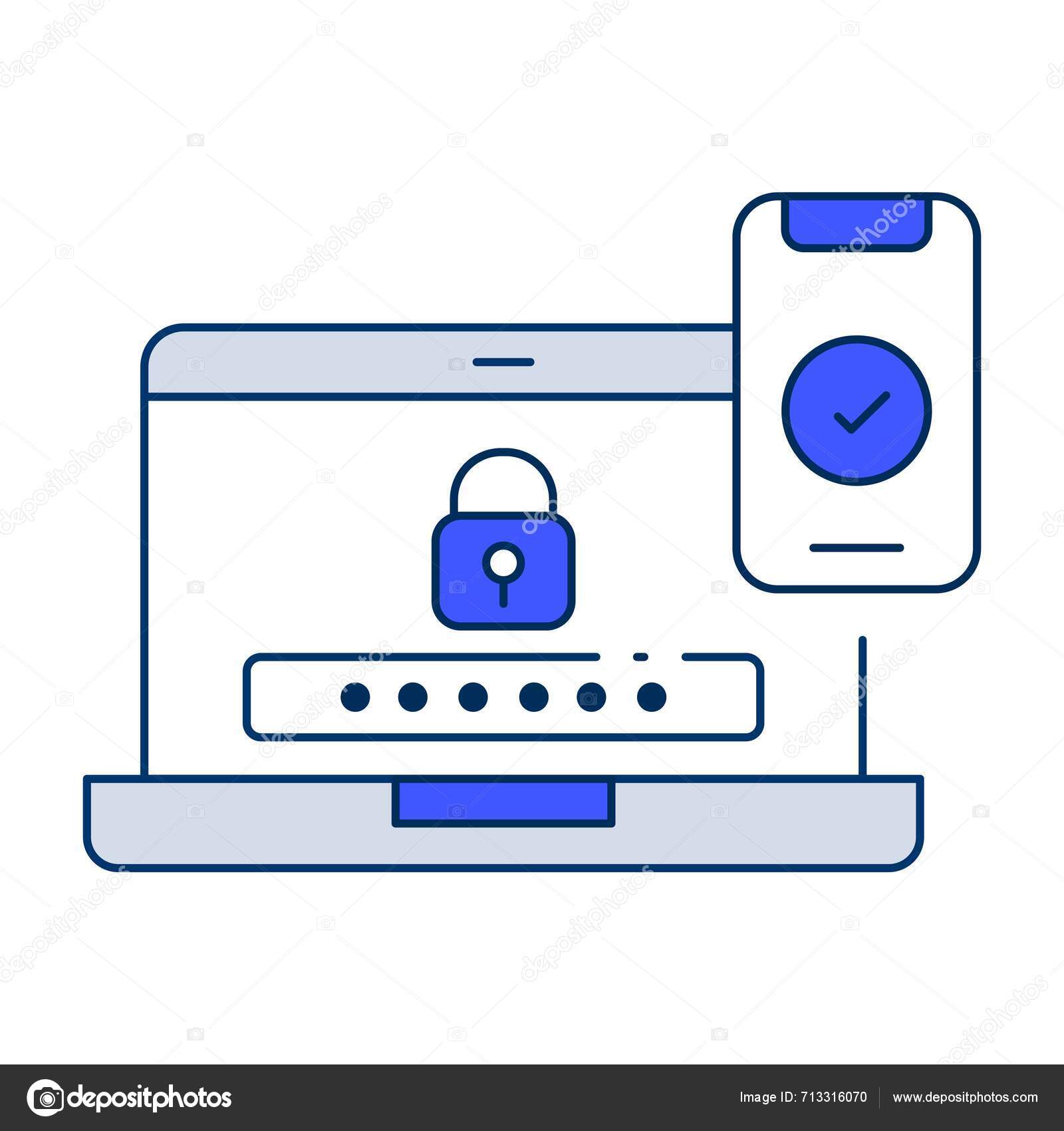 Enhance Authentication Security Mfa Icon Implementing Multiple ...