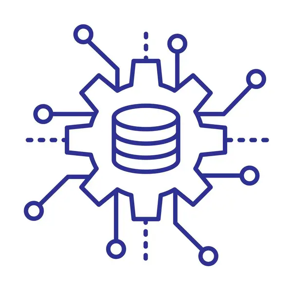 stock vector Data Science Icon with Editable Stroke.