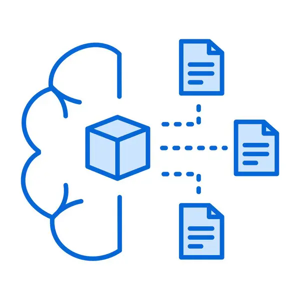 stock vector Predictive Modeling Icon with Editable Stroke for Machine Learning and Data Science.