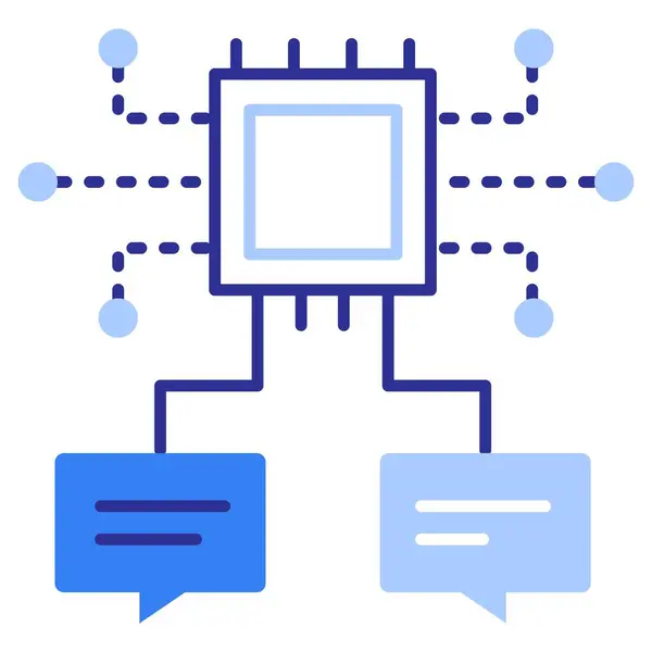 Yapay zeka ve makine öğrenimi için Düzenlenebilir Vuruşla Doğal Dil İşleme Simgesi