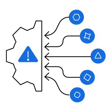 Problem Sınıflandırma Simgesi Tasarımı. Sayı Sınıflandırma, Risk Yönetimi, Problem Çözme, İş Akımı İyimserliği 'ni temsil ediyor. Şeffaf PNG.
