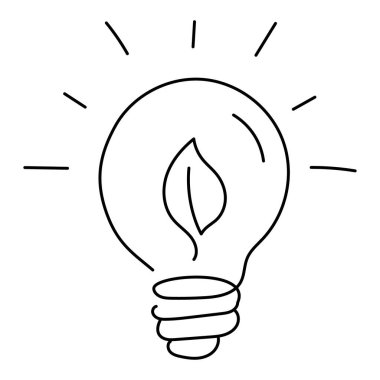 Sürdürülebilir Monolin Simgesi Tasarımı. Yeşil Yenilik, Çevre dostu Çözümler, Sürdürülebilirlik, Çevresel Etki. Düzenlenebilir Vuruşlar ve Renklere sahip vektör simgesi.