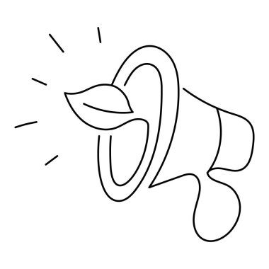 Çevre Eylemciliği: Monoline Simgesi Tasarımı. Çevre Savunması, Sürdürülebilirlik, Yeşil Hareketler, İklim Değişikliği Farkındalığı. Düzenlenebilir Vuruşlar ve Renklere sahip vektör simgesi.