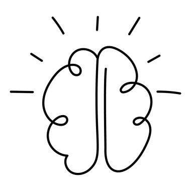 Zihinsel Berraklık Egzersizleri Monolin Simgesi Tasarımı. Farkındalığı, Bilişsel Eğitimi, Zihinsel Odaklanmayı, Kişisel Gelişimi temsil eder. Düzenlenebilir Vuruşlar ve Renklere sahip vektör simgesi.