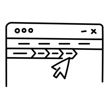 Ekmek Kırıntısı Simgesi Tasarımı. Navigasyonu temsil ediyorum. Web sitesi tasarımı. Kullanıcı Arayüzü. Yol bulma. Vektör simgesi.