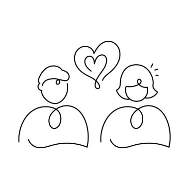 Şefkatli Bağlantılar Simgesi Mental Refah, Empati ve Sosyal Birlik 'i temsil ediyor. Şefkatli bağlantılar, zihinsel refah, empati, sosyal birlik, toplum bakımı.