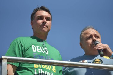 Rio de Janeiro, Brezilya: 08.03.2025: Bu Pazar Copacabana 'da 