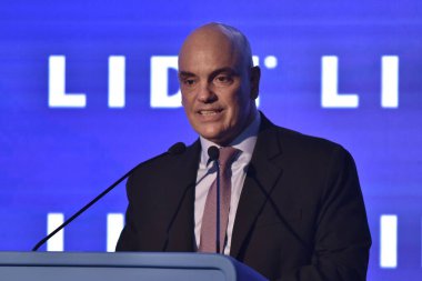 Yüksek Mahkeme Yargıcı Alexandre de Moraes, Copacabana, Rio de Janeiro, Brezilya 'daki Fairmont Otel' de düzenlenen 24. LIde Business Forum 'a katıldı: 08.22.2025