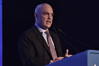 Yüksek Mahkeme Yargıcı Alexandre de Moraes, Copacabana, Rio de Janeiro, Brezilya 'daki Fairmont Otel' de düzenlenen 24. LIde Business Forum 'a katıldı: 08.22.2025