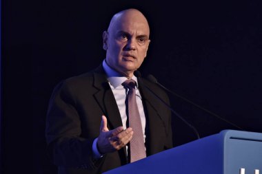 Yüksek Mahkeme Yargıcı Alexandre de Moraes, Copacabana, Rio de Janeiro, Brezilya 'daki Fairmont Otel' de düzenlenen 24. LIde Business Forum 'a katıldı: 08.22.2025