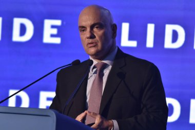 Yüksek Mahkeme Yargıcı Alexandre de Moraes, Copacabana, Rio de Janeiro, Brezilya 'daki Fairmont Otel' de düzenlenen 24. LIde Business Forum 'a katıldı: 08.22.2025