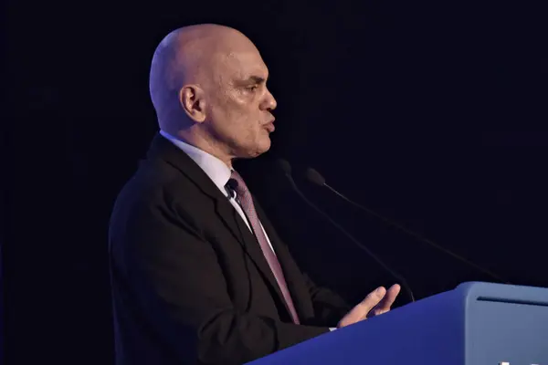 Yüksek Mahkeme Yargıcı Alexandre de Moraes, Copacabana, Rio de Janeiro, Brezilya 'daki Fairmont Otel' de düzenlenen 24. LIde Business Forum 'a katıldı: 08.22.2025