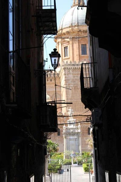 Vista Sulla Città Palermo Italia — Foto Stock