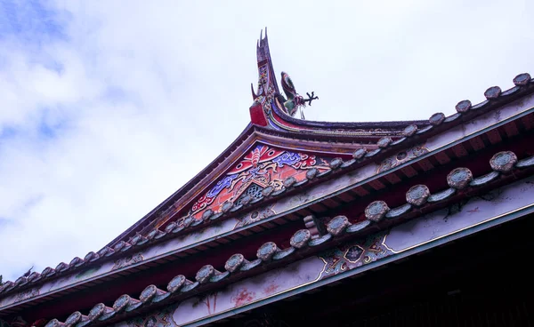 Das Dach Mit Traditioneller Dekoration — Stockfoto