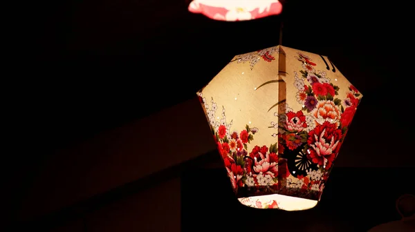 close-up of a decoration of the shape of sky lantern