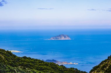  Jiufen, Tayvan 'dan Keelung Adası manzarası