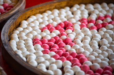 Tangyuan yapmaya yakın çekim