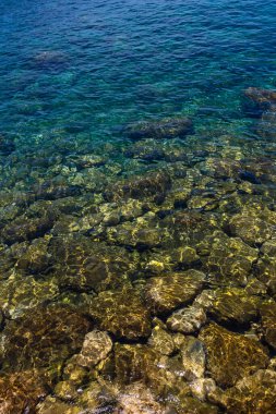 Tayvan kıyı şeridinin berrak suları