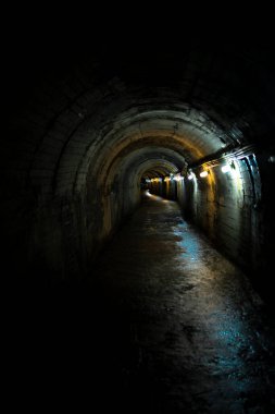 Guishan Adası 'nda bir yeraltı tüneli.