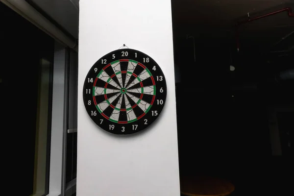 Darts Wall Office Free Time Employees Game Break High Quality — Stock Photo, Image